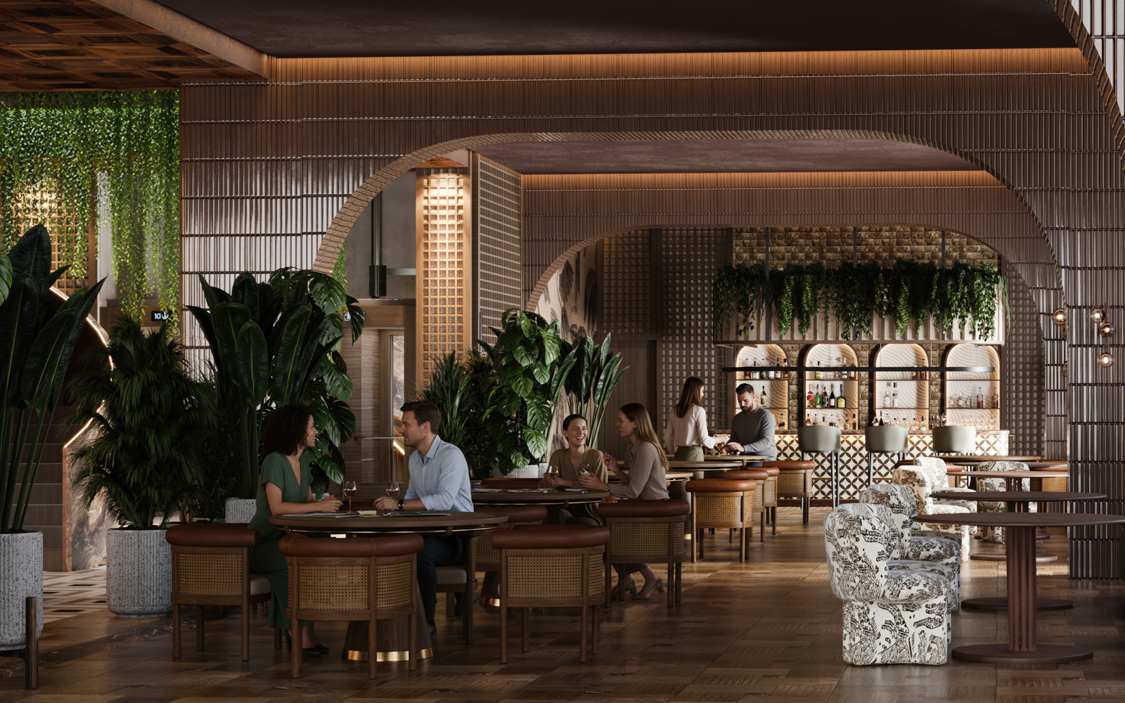 Restaurant en CityZen Condo Hotel Gazcue Santo Domingo