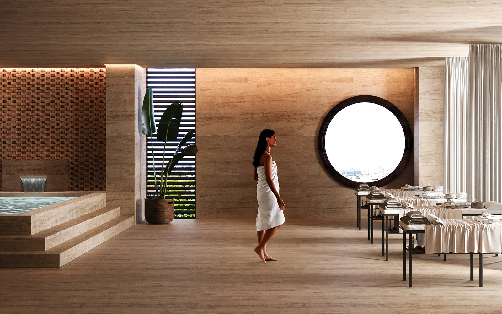 Spa en CityZen Condo Hotel en Gazcue Santo Domingo